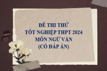 Đề thi thử tốt nghiệp THPT năm 2024 môn Ngữ văn (Có đáp án)