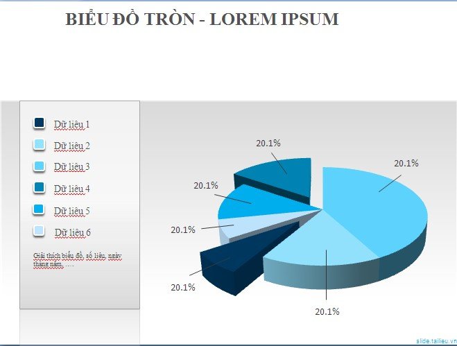 TaiLieu.VN: Mẫu biểu đồ Powerpoint kiểu 3D - download miễn phí