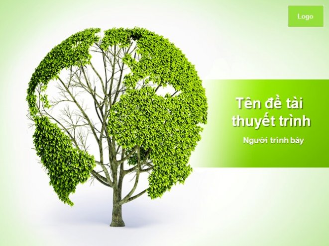 : Hình nền powerpoint cây xanh - download miễn phí